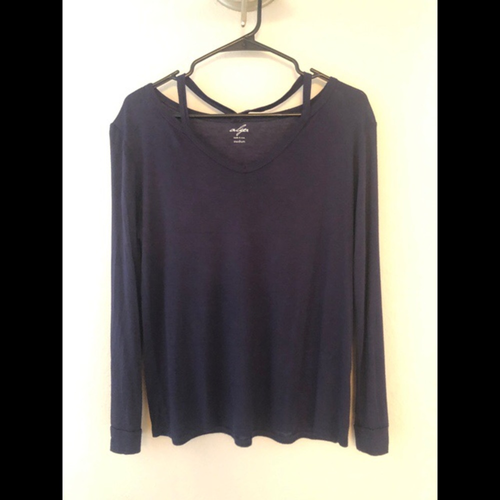 Navy Blue long sleeve shirt